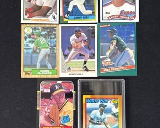 Lot 427h  Lot of 8 rookie baseball cards