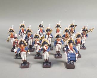 Lot 339  Vintage metal toy soldiers