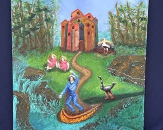 198  Lot 322h  Helga Schweininger signed oil painting