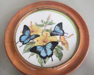 Lot 102  1983 hand painted John Wilkinson Butterflies of