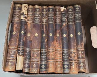 Lot 501  Group of 10 vintage books
