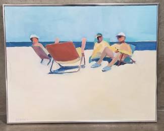 Lot 72  Ken Durkin oil painting on canvas