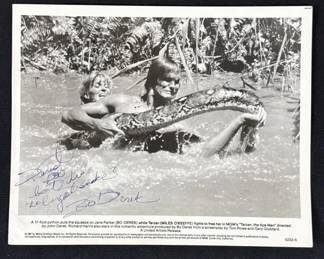 Lot 218h  Bo Derek signed photo