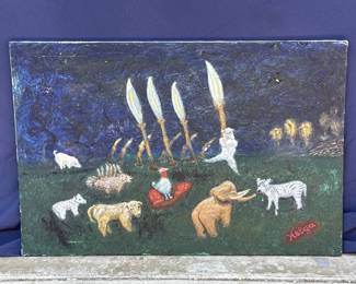 185  Lot 309h  Helga Schweininger signed oil painting