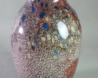 Lot 276  Hand blown studio art glass vase
