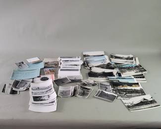 Lot 361  Group of vintage black and white photographs and