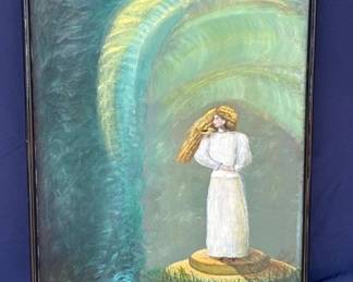 191  Lot 315h  Framed Helga Schweininger signed oil painting