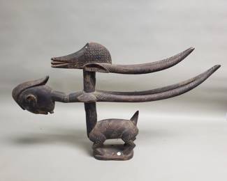 Lot 213  Chi Wara headdress from Mali