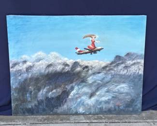 Lot 331h  Helga Schweininger signed oil painting