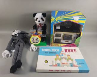 Lot 346  Group of vintage toys