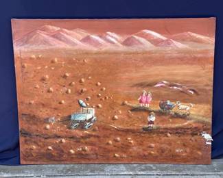 189  Lot 313h  Helga Schweininger signed oil painting