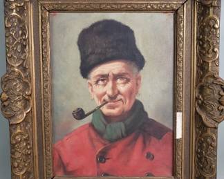 Lot 244  19th century Dutch realismstyle oil on canvas