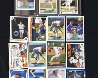 Lot 432h  Lot of 15 Nolan Ryan baseball cards