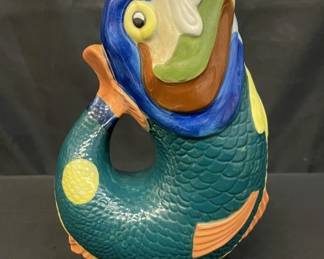 Lot 383h  Vintage dartmouth fish jug pitcher by Devon
