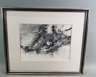 Lot 341  Abstractstyle aquaint etching