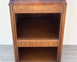 Lot 402h  Vintage wood nightstand