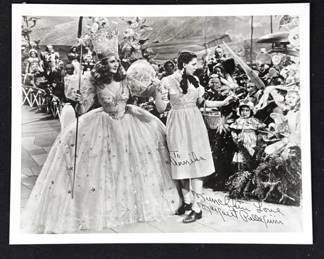 Lot 216h  Margaret Pellegrini signed Wizard of Oz photo