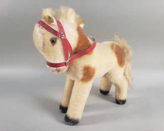 Lot 59  Vintage steiff horse toy