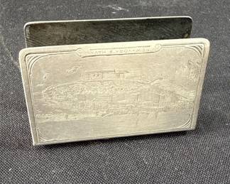 Lot 363h  WWII Trench art matchbox holder