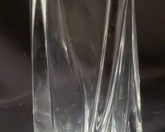 119  Lot 157  Signed Kosta Boda crystal vase