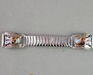 Lot 224  Vintage silver and stainless steel expansion