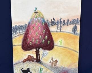 176  Lot 300h  Helga Schweininger signed oil painting
