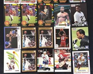 Lot 433h  Lot of 21 sports cards