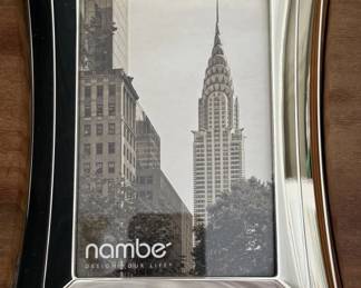 Lot 253h  Nambe heavy silver picture frame