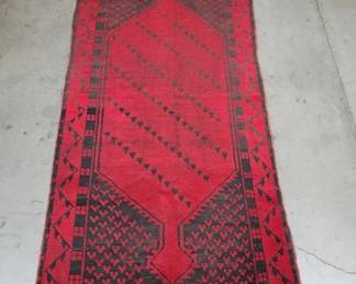 Lot 293  Vintage Turkmen style hand rug
