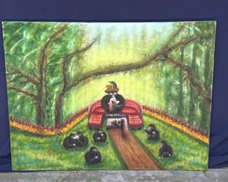 192  Lot 316h  Helga Schweininger signed oil painting
