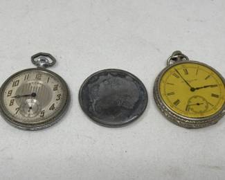 104  Lot 108  Pair of pocket watches