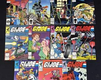 Lot 419h  Lot of 11 vintage G.I. Joe comic books