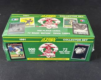 Lot 414h  1991 Factory sealed Score baseball card set