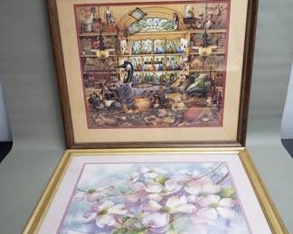 Lot 481  Pair of prints