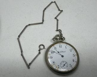 Lot 96  Vintage South Bend pocket watch