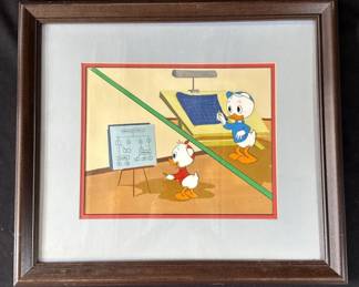 Lot 357h  Framed Disney animation cel