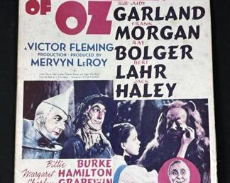 Lot 222h  Vintage The Wizard Of Oz poster
