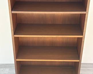 111  Lot 408h  Midcentury Modern wood bookcase