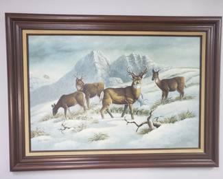 Lot 173  Jack Lehman oil painting on canvas