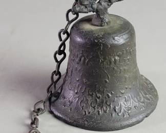 Lot 278  Vintage bronze bell