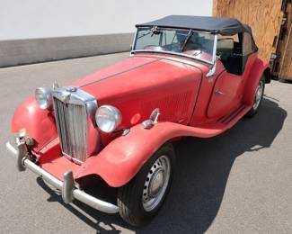 Lot 300c  1952 classic MG TD Roadster