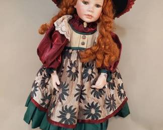 Lot 35  Seymour Mann Connoisseur Collection porcelain doll
