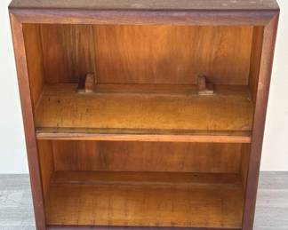 109  Lot 401h  Midcentury Modern wood bookcase