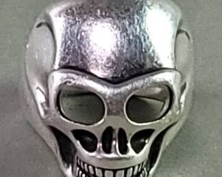 061  Lot 236  Signed Thomas Sabo sterling silver skull ring