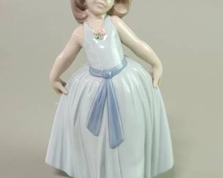 Lot 120  Lladro porcelain Rose figure