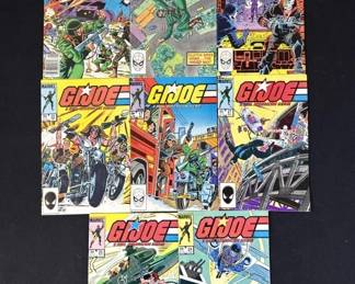 Lot 417h  Lot of 8 vintage G.I. Joe comic books