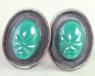 106  Lot 248  Sterling silver Cortes Mexico cufflinks