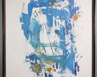 Lot 335  A. Blaine Riley signed oil on canvas painting
