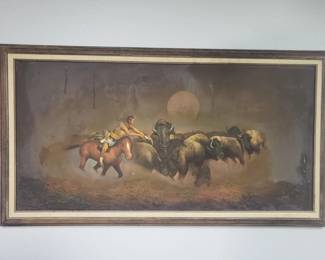Lot 172  Signed Henry Michel impasto oil on canvas
