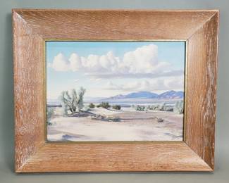 Lot 117  Stephen H. Willard signed oil on panel painting